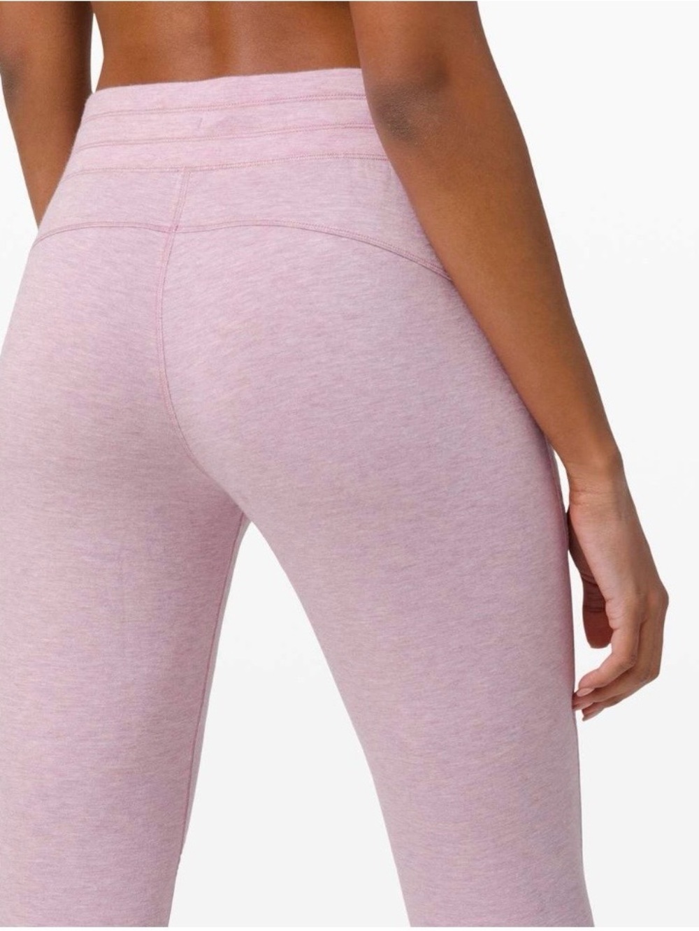 Lululemon Warm Down Jogger Soft Modal Heathered Pink Taupe 8 - Picture 3 of 9